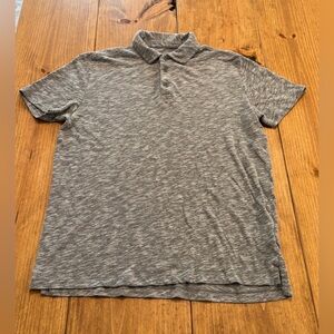 GAP Heather Gray Polo Shirt
